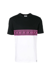 T-shirt girocollo stampata multicolore di Versace Collection