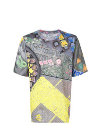 T-shirt girocollo stampata multicolore di Vivienne Westwood MAN