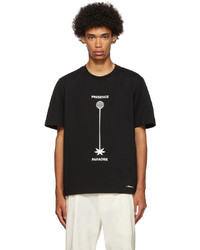 T-shirt girocollo stampata nera e bianca di 3.1 Phillip Lim