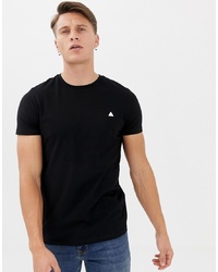 T-shirt girocollo stampata nera e bianca di ASOS DESIGN