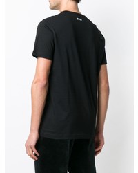 T-shirt girocollo stampata nera e bianca di BOSS HUGO BOSS
