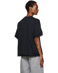 T-shirt girocollo stampata nera e bianca di F-LAGSTUF-F
