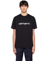 T-shirt girocollo stampata nera e bianca di CARHARTT WORK IN PROGRESS