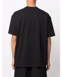 T-shirt girocollo stampata nera e bianca di Comme Des Garcons SHIRT
