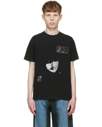T-shirt girocollo stampata nera e bianca di Eytys