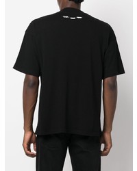 T-shirt girocollo stampata nera e bianca di Represent