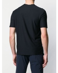 T-shirt girocollo stampata nera e bianca di Giorgio Armani