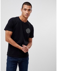 T-shirt girocollo stampata nera e bianca di Jack & Jones