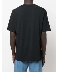 T-shirt girocollo stampata nera e bianca di Barbour