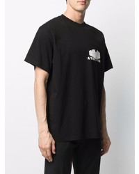 T-shirt girocollo stampata nera e bianca di BEL-AIR ATHLETICS