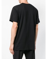 T-shirt girocollo stampata nera e bianca di Ih Nom Uh Nit