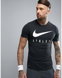 T-shirt girocollo stampata nera e bianca di Nike Training