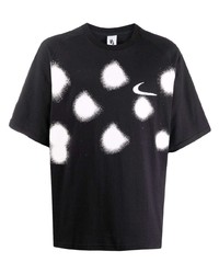 T-shirt girocollo stampata nera e bianca di Nike X Off-White
