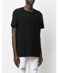 T-shirt girocollo stampata nera e bianca di RtA