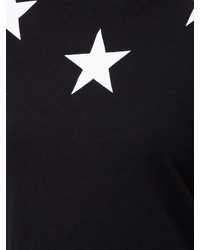 T-shirt girocollo stampata nera e bianca di GUILD PRIME