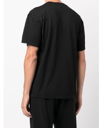 T-shirt girocollo stampata nera e bianca di Sophnet.