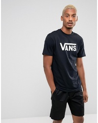 T-shirt girocollo stampata nera e bianca di Vans