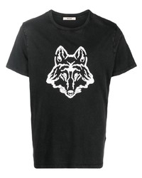 T-shirt girocollo stampata nera e bianca di Zadig & Voltaire