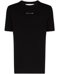 T-shirt girocollo stampata nera di 1017 Alyx 9Sm