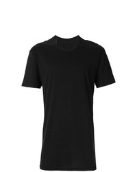 T-shirt girocollo stampata nera di 11 By Boris Bidjan Saberi