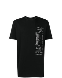 T-shirt girocollo stampata nera di 3.1 Phillip Lim