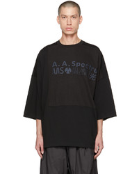 T-shirt girocollo stampata nera di A. A. Spectrum