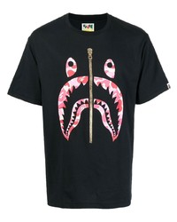 T-shirt girocollo stampata nera di A Bathing Ape