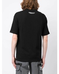 T-shirt girocollo stampata nera di AAPE BY A BATHING APE