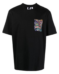 T-shirt girocollo stampata nera di adidas