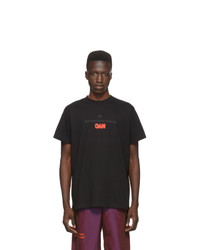 T-shirt girocollo stampata nera di Adidas Originals By Alexander Wang