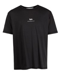 T-shirt girocollo stampata nera di AFFIX