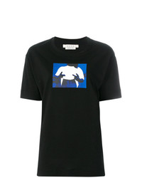 T-shirt girocollo stampata nera di Alyx