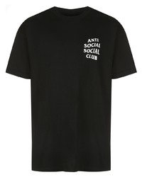 T-shirt girocollo stampata nera di Anti Social Social Club