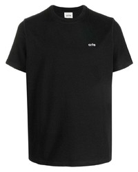T-shirt girocollo stampata nera di ARTE