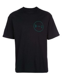 T-shirt girocollo stampata nera di Artica Arbox