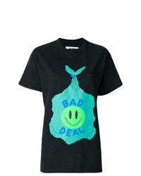 T-shirt girocollo stampata nera di Bad Deal
