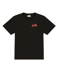 T-shirt girocollo stampata nera di Bally