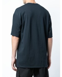 T-shirt girocollo stampata nera di R13