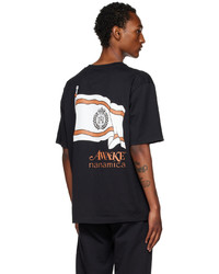 T-shirt girocollo stampata nera di Awake NY