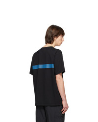 T-shirt girocollo stampata nera di Rassvet