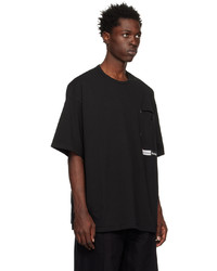 T-shirt girocollo stampata nera di Incotex Red x FACETASM