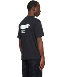 T-shirt girocollo stampata nera di AFFXWRKS