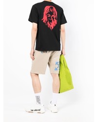 T-shirt girocollo stampata nera di A Bathing Ape