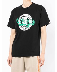 T-shirt girocollo stampata nera di A Bathing Ape