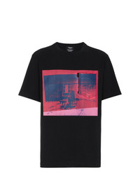 T-shirt girocollo stampata nera di Calvin Klein 205W39nyc