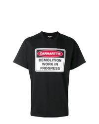 T-shirt girocollo stampata nera di Carhartt