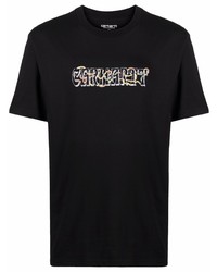 T-shirt girocollo stampata nera di Carhartt WIP