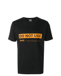 T-shirt girocollo stampata nera di CHRISTOPHER RAEBURN