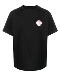 T-shirt girocollo stampata nera di Clot