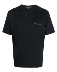 T-shirt girocollo stampata nera di Comme des Garcons Homme
